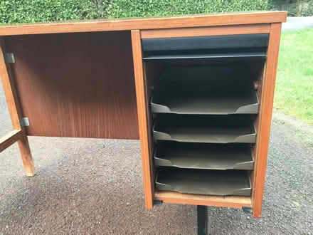 Photo of free Small desk, with trays. (Heatherton) (Littleover DE23) #3