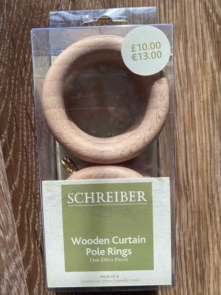 Photo of free Wooden curtain rings (Tilsworth Road, LU7) #1