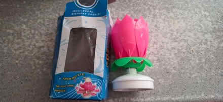 Photo of free Birthday cake flower candle (Malvern WR14) #1