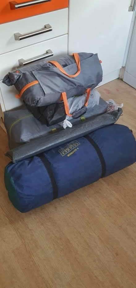 Photo of free 3 tents of varying sizes (Litchard, Bridgend cf31 1pq) #1