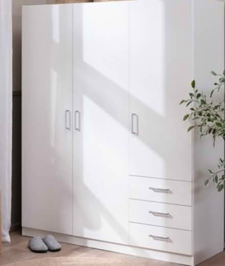 Photo of free Ikea double white wardrobe (B29) #1