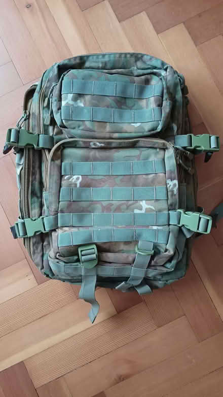 Photo of free Used camouflage rucksack (Fulham Palace Rd SW6) #1