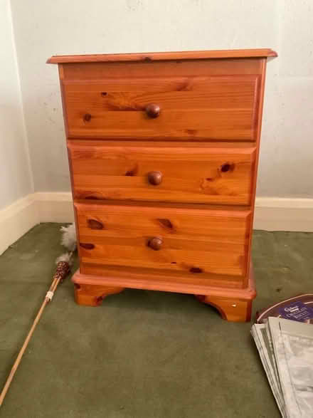 Photo of free Pine Bedside cabinet (Markyate AL3) #1
