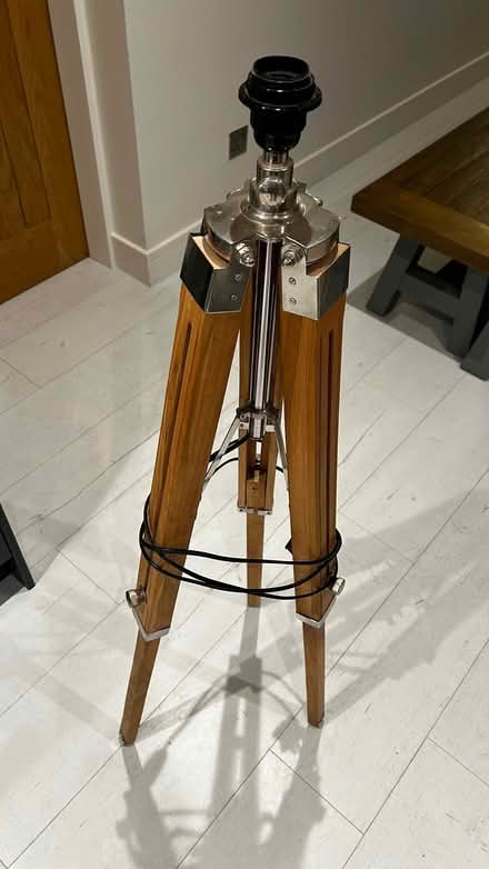 Photo of free Wooden lamp stand (Addingham LS29) #1