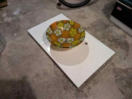 Photo of free 37" quartz countertop & vessel sink (Seattle Bitter Lake) #1