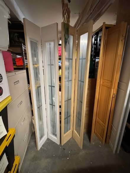 Photo of free Louver Doors -2 White -1 Unfinished (Somerset) #3