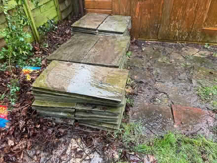 Photo of free Grey Indian sandstone paving slabs (Ickleford, SG5) #3