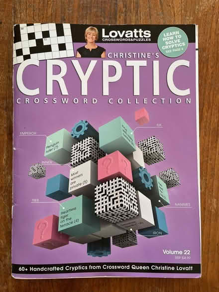 Photo of free Cryptic Crossword Book (BR6) #1