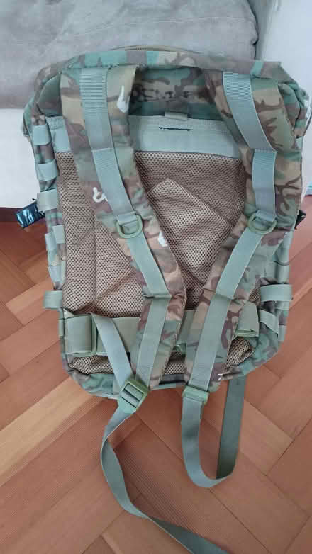 Photo of free Used camouflage rucksack (Fulham Palace Rd SW6) #3