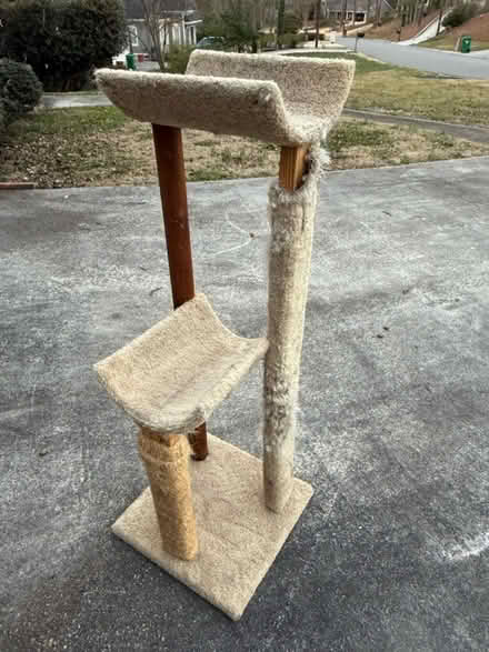 Photo of free Cat Tower - needs new carpet (Dunwoody) #2