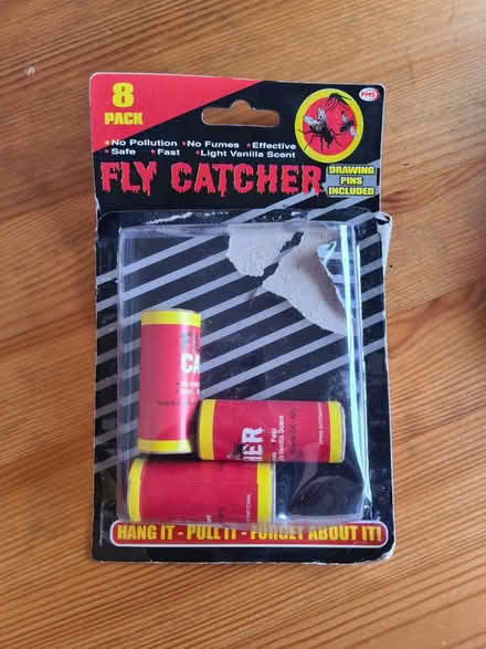 Photo of free 3x fly catcher tapes (Wood green N22) #1