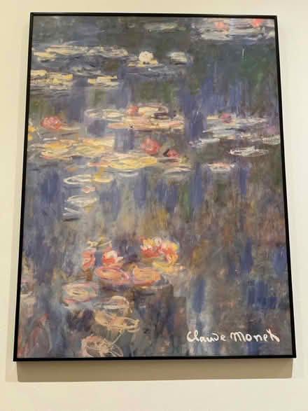 Photo of free Glass frame print by Claude monet (Sw20 0sb) #2