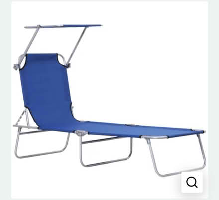 Photo of free Two blue sun loungers with shade (Mousehold NR3) #1