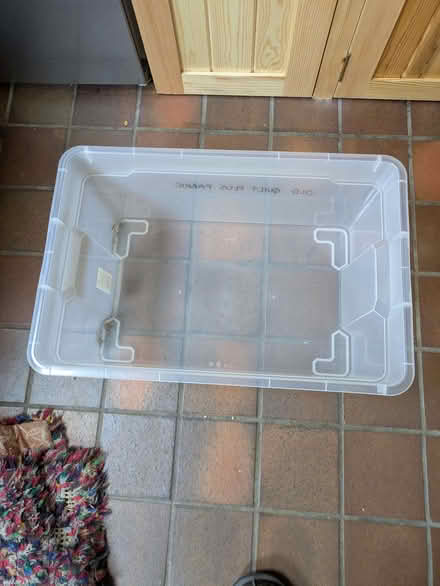 Photo of free Large plastic container (Halton LA2) #1