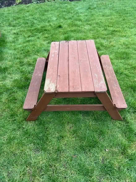Photo of free Kids Play table and bench (Bow Brickhill MK17) #1
