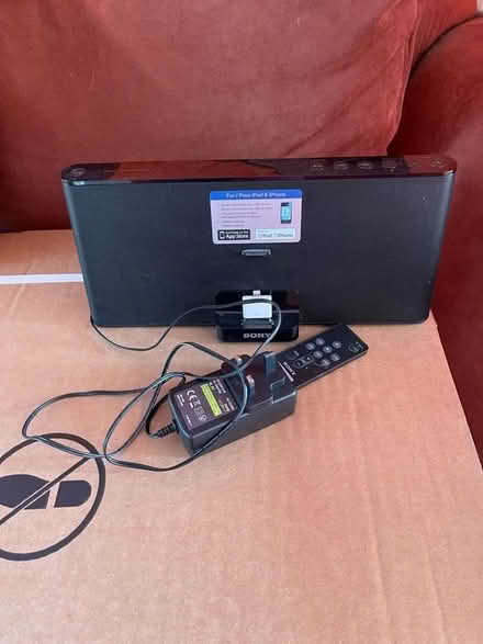 Photo of free Sony iPhone dock with remote control (Heysham LA3) #1