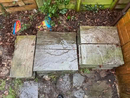 Photo of free Grey Indian sandstone paving slabs (Ickleford, SG5) #2