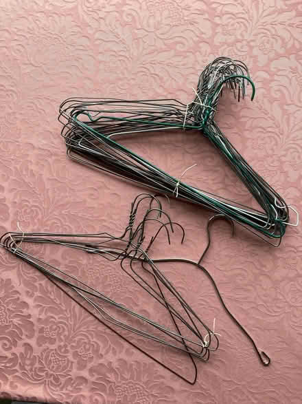 Photo of free Clothes hangers, wire (Ditton Meadows CB5) #1