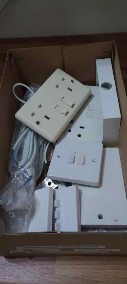Photo of free DIY bits - Electrical and tiling. (Wallands Park BN7) #1