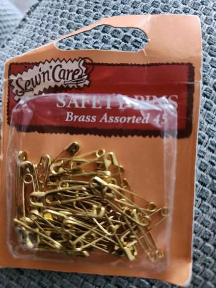 Photo of free Safety pins (Barnard's Green WR14) #1