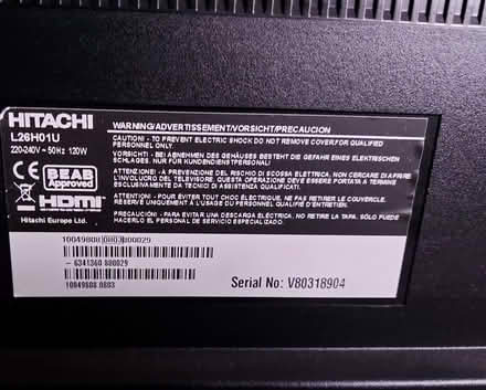 Photo of free TV 26" with remote (Thornbury BS35) #2