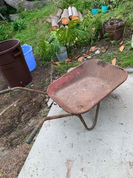 Photo of free Vintage wheel barrel (Santa monica) #1