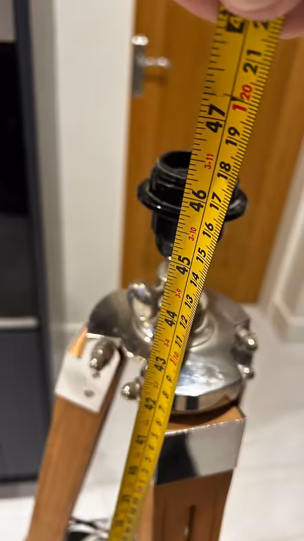 Photo of free Wooden lamp stand (Addingham LS29) #2