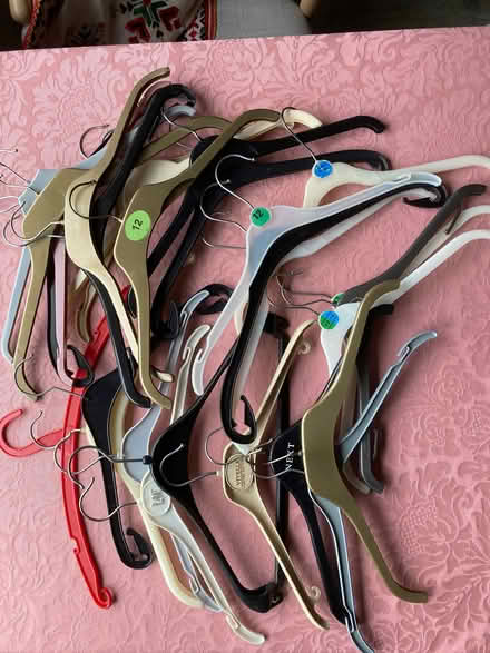 Photo of free Clothes hangers, plastic (Ditton Meadows CB5) #1