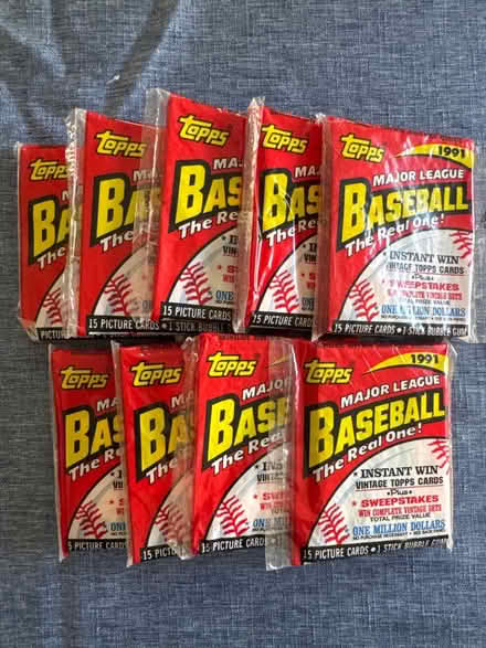 Photo of free 1991 Topps Baseball Cards (West Torrance) #1