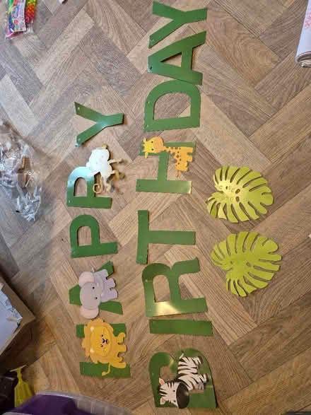 Photo of free Kids happy birthday jungle letters (Shefford Hardwick SG17) #1