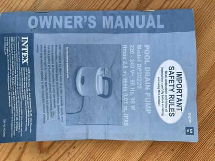 Photo of free Pool drain pump (GL1 Gloucester) #2