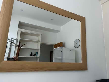 Photo of free Wood effect mirror (Sw20 0sb) #1