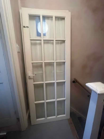 Photo of free Glazed wood door (Wandsworth SW18) #1