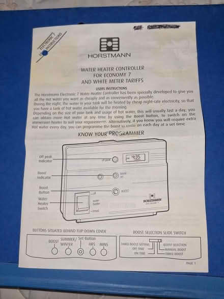 Photo of free water heater control unit (Lowestoft north side) #3