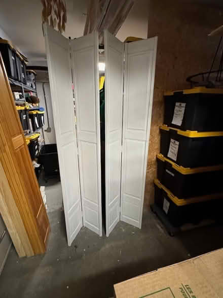 Photo of free Louver Doors -2 White -1 Unfinished (Somerset) #1