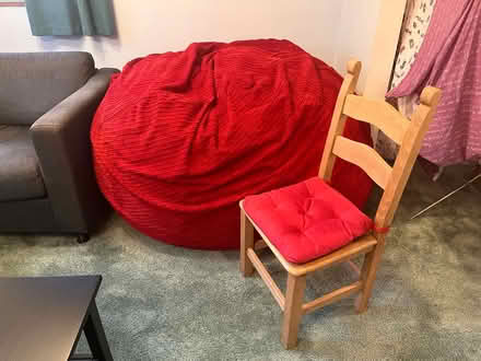 Photo of free Huge Maxi Buddabag Red Corduroy (Lode, CB25 NorthEast Cambridge) #2