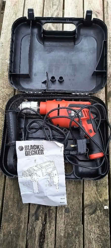Photo of free Black and Decker corded drill (Ely CB6) #2