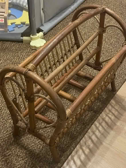 Photo of free Vintage bamboo magazine rack (Thornton Heath) #2