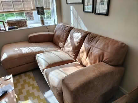 Photo of free Leather sofa (Newick BN8) #1