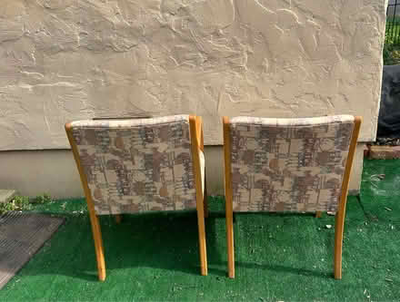 Photo of free 2 Wooden Guests Chairs (Woodside & El Camino) #3