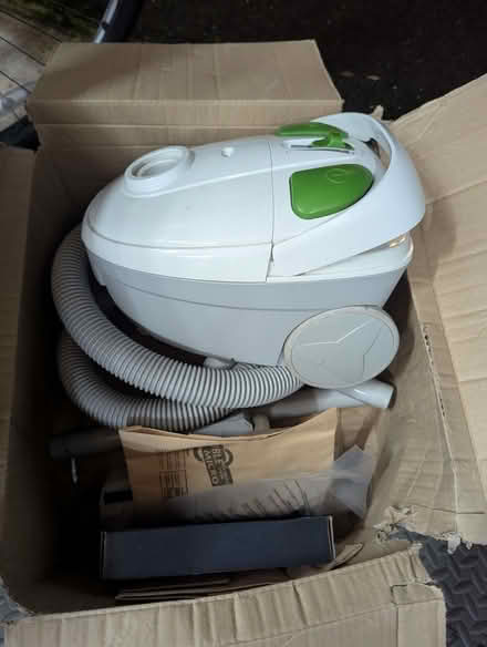 Photo of free Small cabled vacuum cleaner with extra bags (Amersham HP7) #1