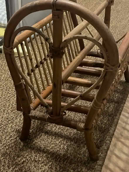 Photo of free Vintage bamboo magazine rack (Thornton Heath) #3