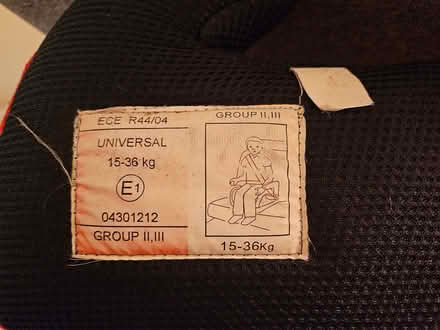 Photo of free Child's car booster seat (Otford TN14) #2