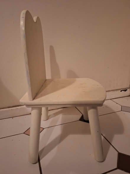 Photo of free Child's chair - white wood (Shinfield RG2) #2