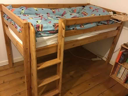 Photo of free Flexa child’s pine single bed (Northend) #1