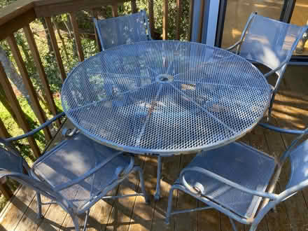 Photo of free Outdoor metal dining set (Mill Valley) #1