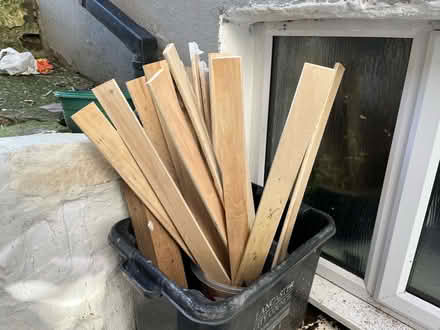 Photo of free 24 old bed slats (Bare LA4) #1