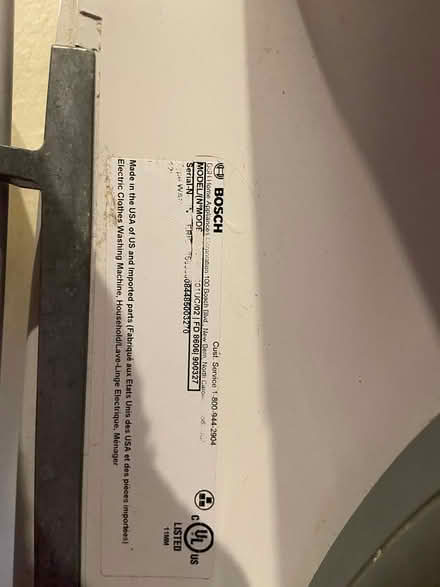 Photo of free front-loading clothes washer (Lower Cañoncito) #3