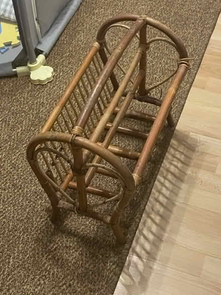 Photo of free Vintage bamboo magazine rack (Thornton Heath) #1