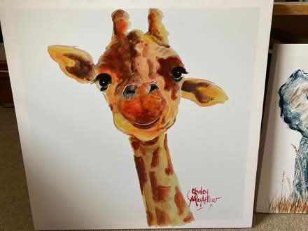 Photo of free Giraffe and elephant paintings (Stonehouse GL10) #1
